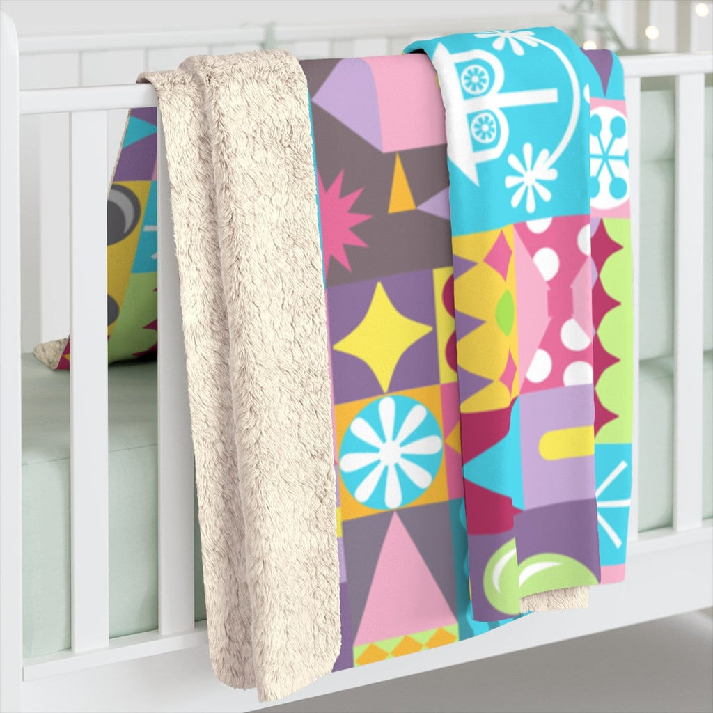 Magic Inspired Sherpa Fleece Blanket, Disneyland gifts for Women, Disneyland gifts for Kids, DisneyWorld gifts, Mickey Blanket
