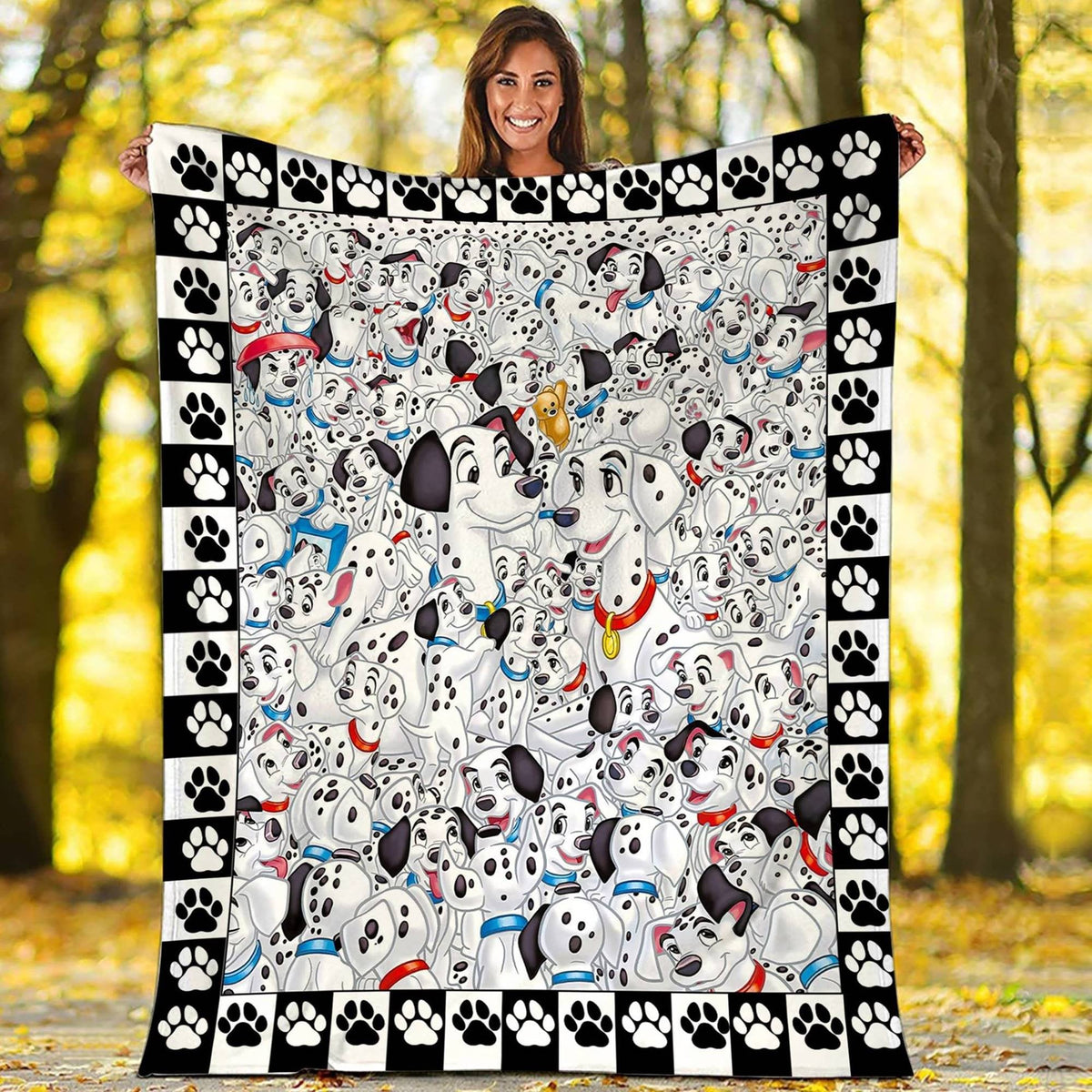101 Dalmatians Blanket | 101 Dalmatians Fleece Blanket | 101 Dalmatians Dog Birthday Gifts | 101 Dalmatians Christmas Gifts