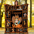 Pooh Tigger Fleece Blanket Winnie The Pooh Blanket Tigger Magic Kingdom Fleece Blanket Throw Blanket for Bed Couch Sofa