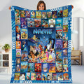Personalized Disneyland Movies Blanket | Mickey And Friends Fleece Blanket Magic Kingdom Birthday Blanket