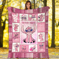 Personalized Stitch Angel Blanket Stitch Angel Family Fleece Blanket Stitch Angel Birthday Gifts Christmas Gifts For Couples