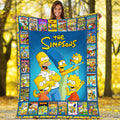 The Simpsons Fleece Blanket Simpsons Family Throw Blanket For Bed Couch Sofa, Christmas Gifts