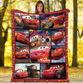 Personalized Lightning McQueen Blanket Lightning McQueen Fleece Blanket Birthday Blanket Christmas Gifts For Him