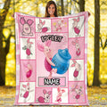 Personalized Piglet Blanket Winnie Pooh Piglet Fleece Blanket Winnie The Pooh Piglet Birthday Gifts Piglet Christmas Gifts For Her