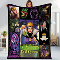 Evil Queen Villains Blanket | Snow White And The Evil Queen Blanket | Evil Queen Poison Apple Kingdom Throw Blanket Bed Couch Sofa