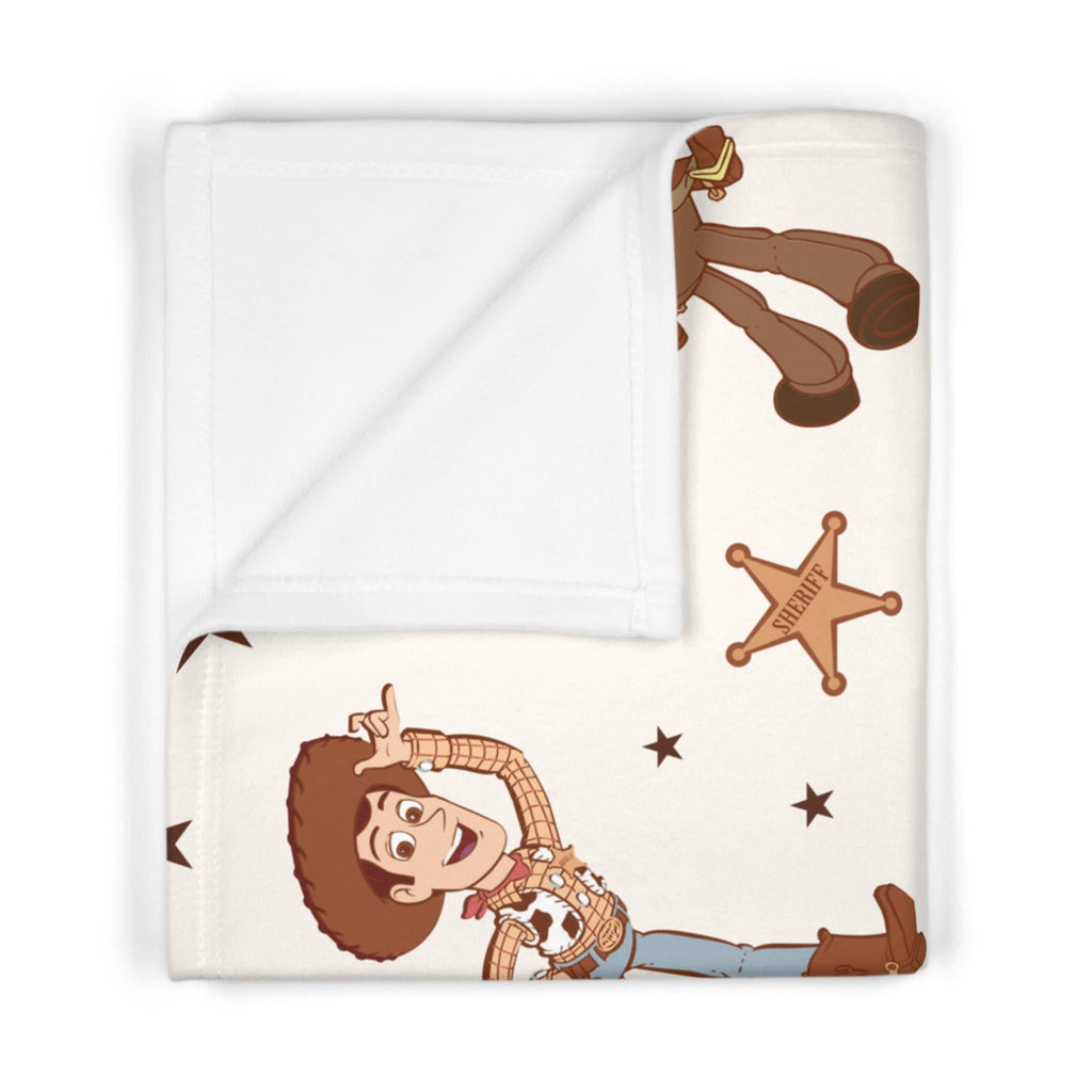 Toy Story Soft Fleece Baby Blanket, Woody Nursery Blanket, Gift for baby, Cowboy Nursery