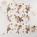 Toy Story Soft Fleece Baby Blanket, Woody Nursery Blanket, Gift for baby, Cowboy Nursery