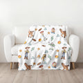 Toy Story Velveteen Plush Blanket, Kids woody and buzz blanket, Toy Story Nursery Decor