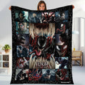Venom Blanket Venom Eddie Brock Blanket Avengers Superhero Throw Blanket for Bed Couch Sofa