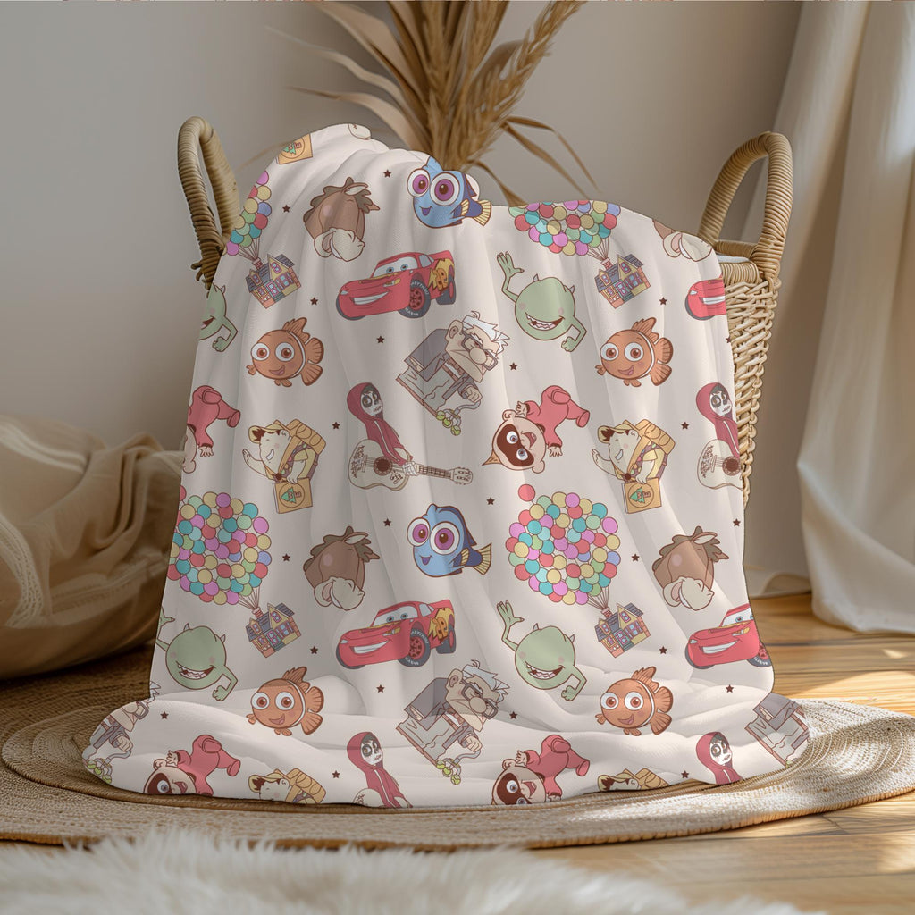 Disney Sherpa Blanket, Toddler Blanket, Customizable Baby Blanket, Disney Home Decor, Disney Blanket for Kids, Baby Shower Gift