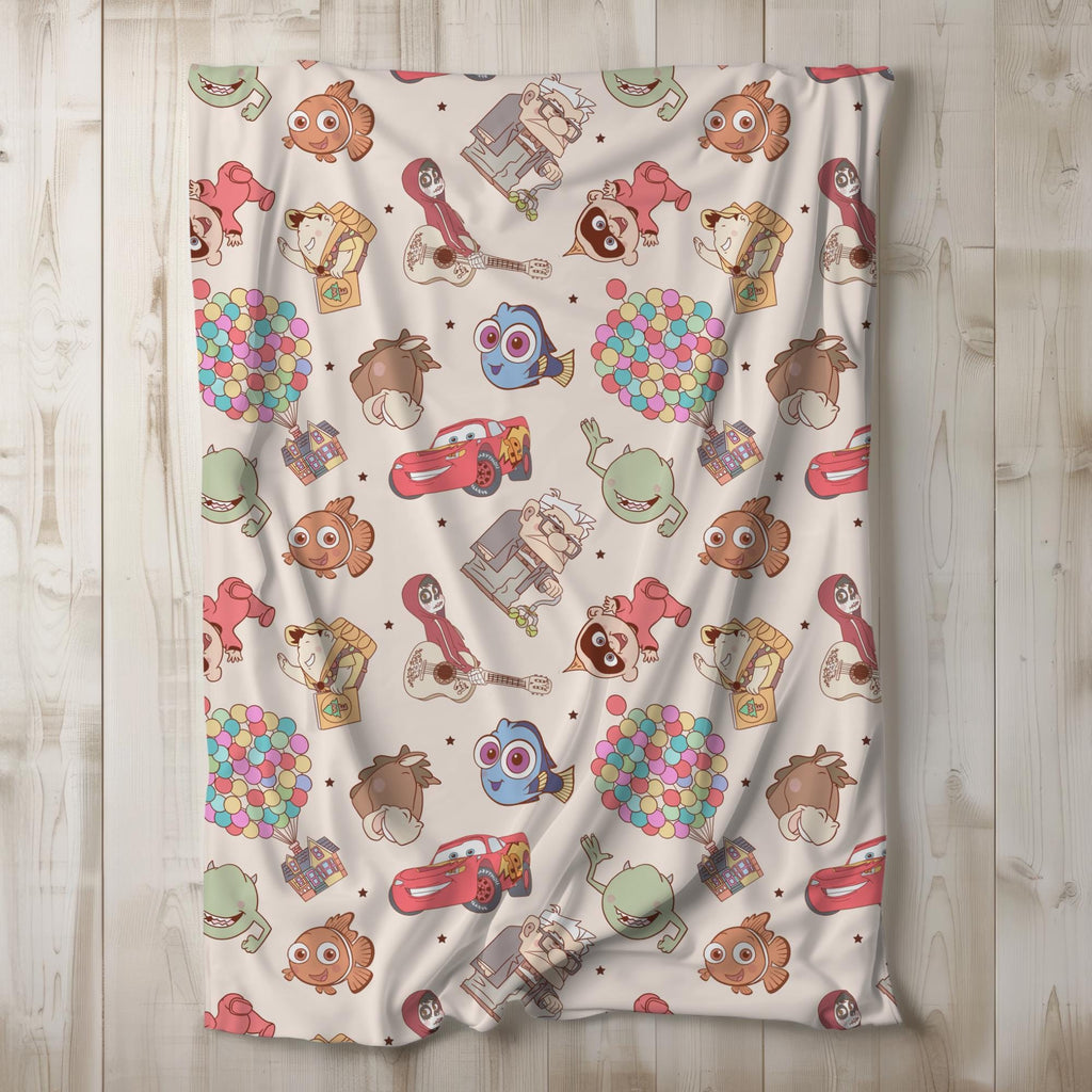 Disney Sherpa Blanket, Toddler Blanket, Customizable Baby Blanket, Disney Home Decor, Disney Blanket for Kids, Baby Shower Gift