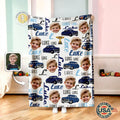 Customized Disney Cars Blanket, Custom Photo And Name Blanket Personalized Character Cars Blanket, Cars Blanket Birthday Gift, Gift For Kids