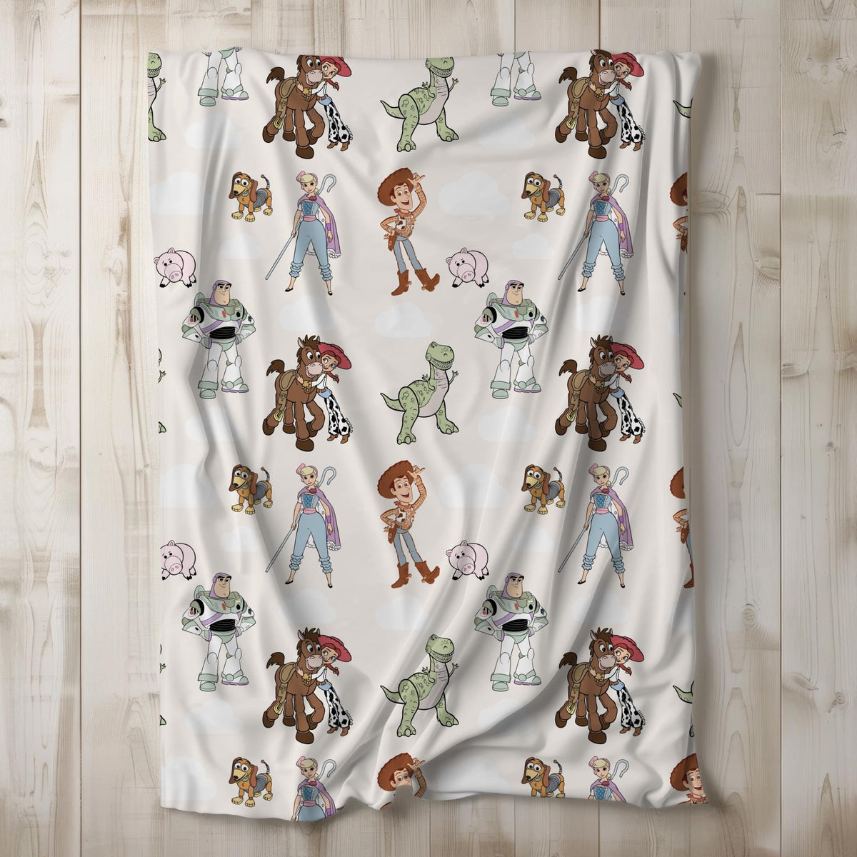 Toy Story Baby Blanket, Baby Shower Gift, Customizable Blanket, Disney Blanket, Disney Home Decor, Woody and Buzz Blanket, Sherpa Blanket