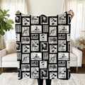 Mickey Mouse Velveteen Plush Blanket - Disney Steamboat Willie, Throw Blanket, Cozy Bedding, Kids Bedroom Decor, Movie Night Companion