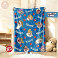 Custom Name Disney Snow White and the Seven Dwarfs Blanket, Birthday Gifts For Boys/Girls, Snow White Gift, Home Decor, Christmas Gift