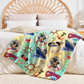 Disney Mickey and Friends Cruise Blanket, Disney Family Cruise Trip 2025 blankets, Disney Wish Dream Magic, Mickey Pirates Blankets