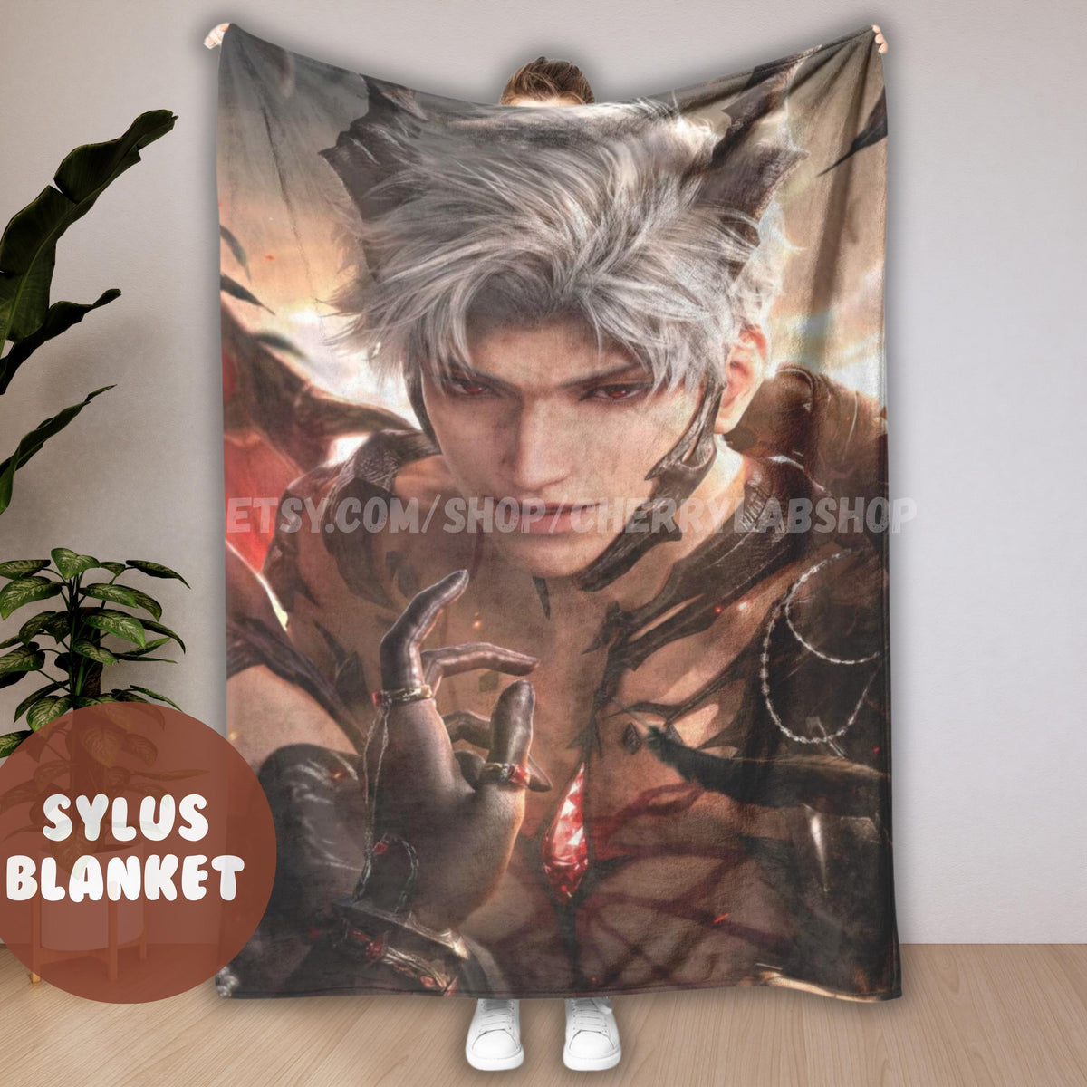 Sylus Love and Deepspace Blanket, otome blanket, sylus, xavier, zayne, rafayel, anime blanket, gaming blanket, fictional character, XmasGift
