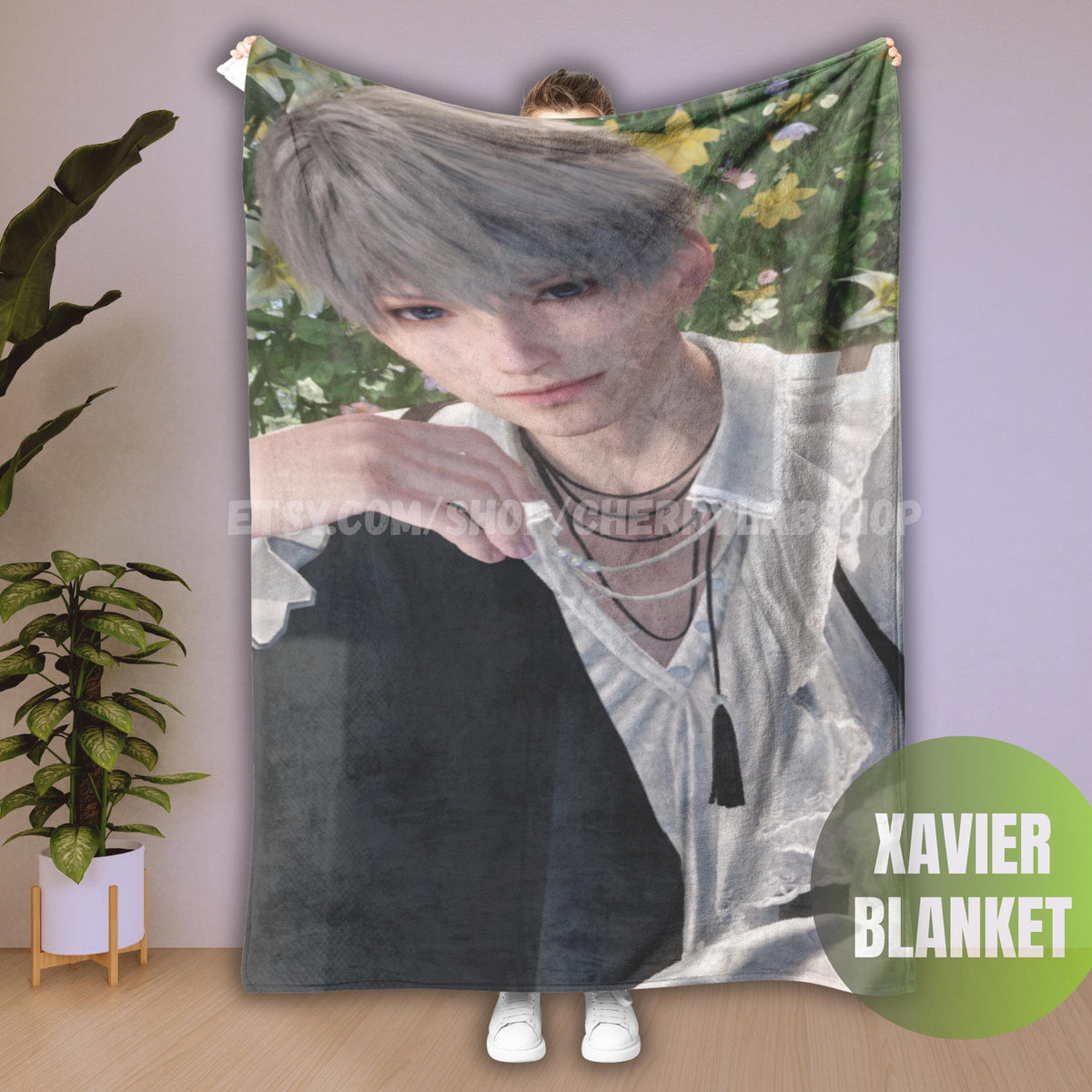 Xavier Love and Deepspace Blanket, otome blanket, sylus, zayne, rafayel, anime blanket, gaming blanket, lumiere lads, xavier blanket, lads