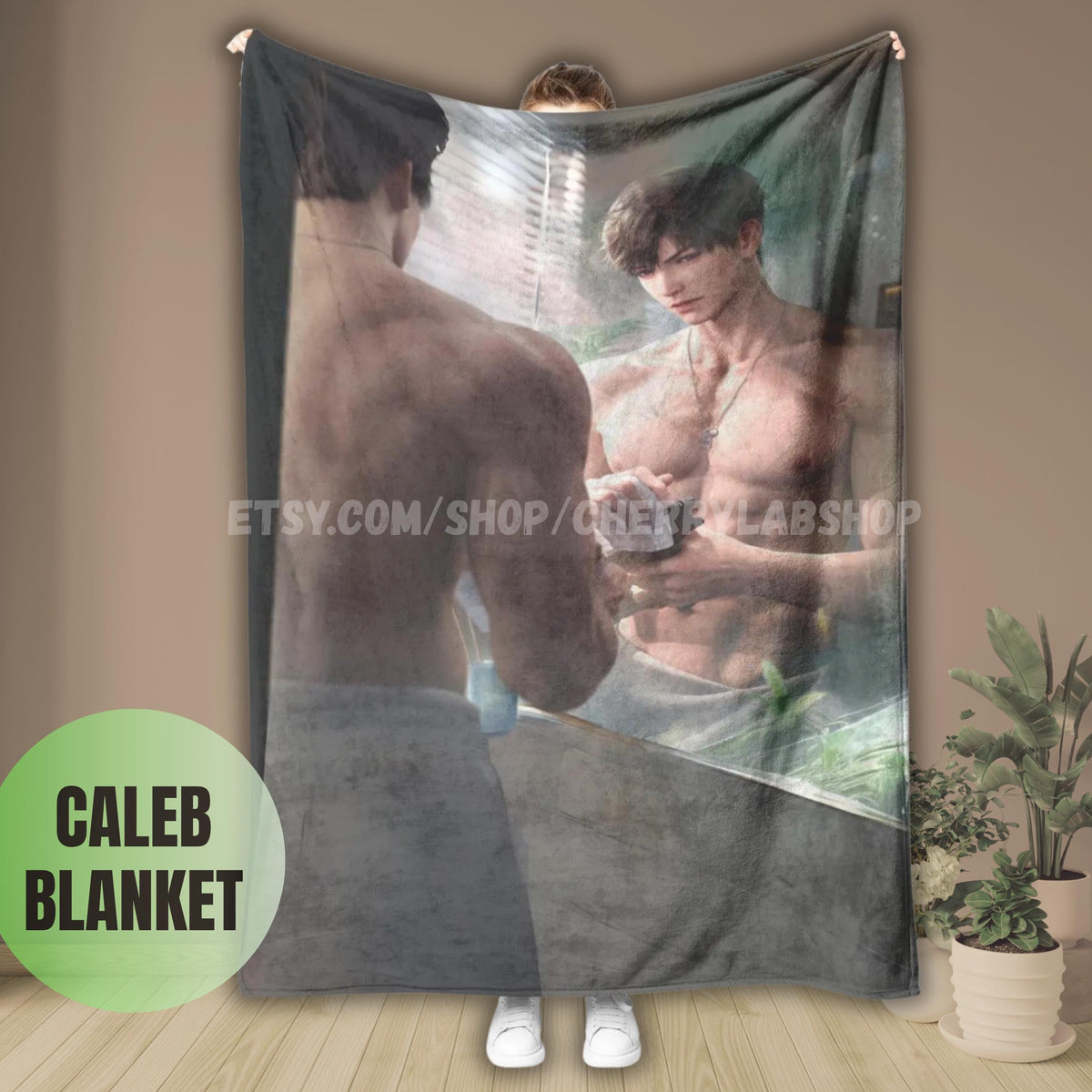 Caleb Love and Deepspace Blanket, otome blanket, sylus, xavier, zayne, rafayel,anime blanket,gaming blanket, caleb lads, caleb blanket, lads