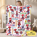 Personalized Spidey and His Amazing Friends Blanket, Amazing Friends Fleece Blanket, Spidey Birthday Blanket, Spidey Blanket