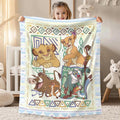 Custom Name Simba Blanket, Personalized Lion King Blanket Gift For Boy, Lion King Blanket, Simba Blanket Gift, DisneyFamily Blanket