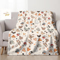 Personalized Disney Halloween Blanket, Mickey and Friends Toy Story Star Wars Disney Princess Hocus Pocus Halloween Family Home Decoration