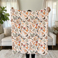 Mickey Mouse Halloween Baby Blanket, Baby Shower Gift, Customizable Blanket, Disney Blanket, Disney Home Decor, Mickey Sherpa Blanket
