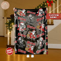 Personalized Baby Blanket, The Nightmare Before Christmas Blanket, Christmas Gift For Boys And Girls Blanket, Baby Blanket Disney Home Decor