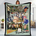 Retro Sandlot Legends Never Die Blanket, Baseball Fleece Blanket, Baseball Squad Crew Gift, Baseball Team Throw Blanket For Bed Couch Sofa