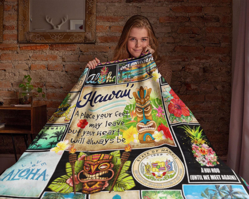 Hawaii Blanket, Aloha Blanket, Oceanholic Blanket, Hawaiian Blanket, Salty Blanket, Summer Vibes Blanket, Hawaii Travel Blanket