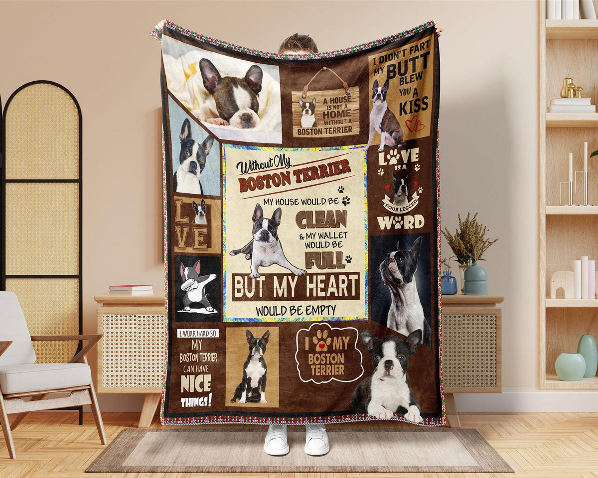 Boston Terrier Lover Blanket, Boston Terrier Mom Blanket, Dog Lover Blanket, Dog Mom Blanket, Dog Owner Blanket, Boston Terrier Mom Gift