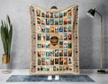 63 American National Parks Blanket, US National Park Blanket, Adventure Blanket, Traveler Blanket, Nature Lover Blanket, Christmas Blanket