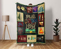 Not All Who Wander Are Lost Blanket, Hiking Blanket, Hiker Blanket, Wanderlust Blanket, Travel Blanket, Camper Blanket, Mountain Blanket