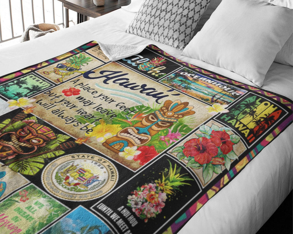 Hawaii Blanket, Aloha Blanket, Oceanholic Blanket, Hawaiian Blanket, Salty Blanket, Summer Vibes Blanket, Hawaii Travel Blanket