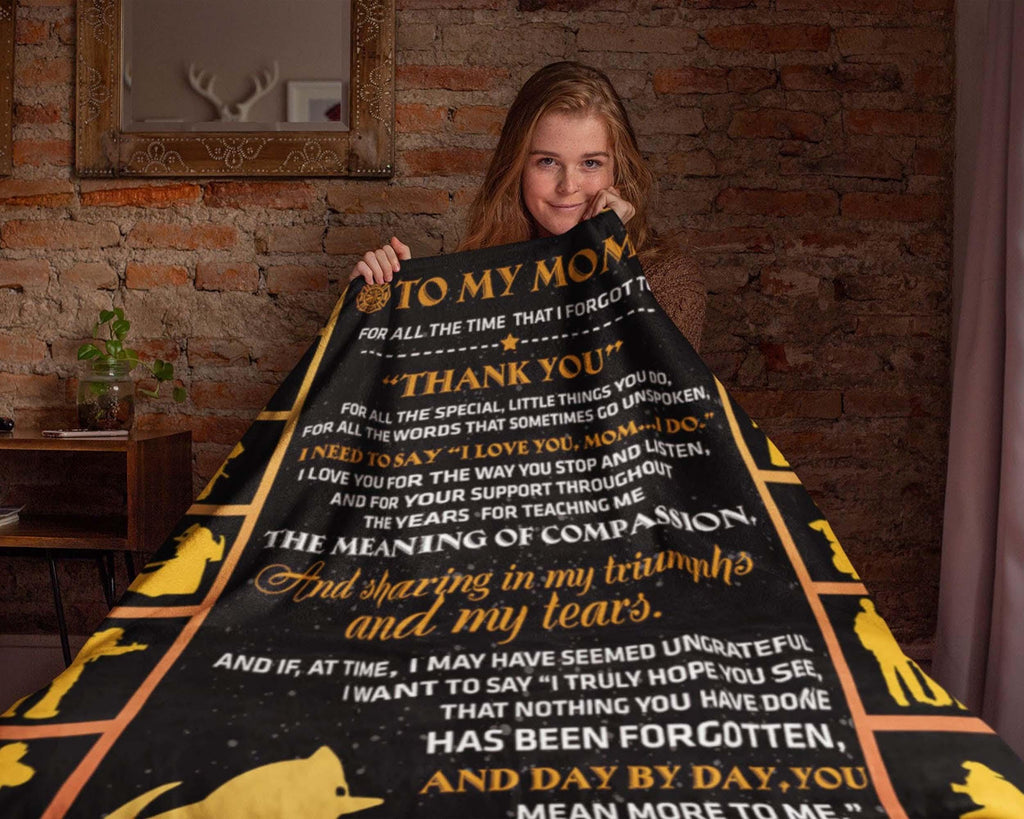 Firefighter Son Blanket, Letter To Firefighter Mom Blanket, Firefighter Blanket, Fireman Blanket, First Responder Blanket, Firefighter Gift