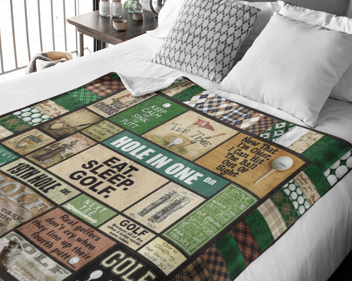 Golf Lover Blanket, Golf Blanket, Golfer Blanket, Golfing Blanket, Golf Player Blanket, Golf Dad Blanket, Golf Mom Blanket, Christmas Gifts