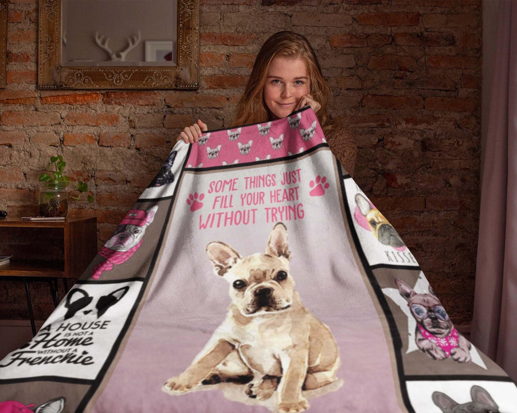 French Bulldog Mom Blanket, French Bulldog Lover Blanket, Frenchie Mom Blanket, Dog Mom Blanket, Dog Lover Blanket, Bulldog Mom Gift