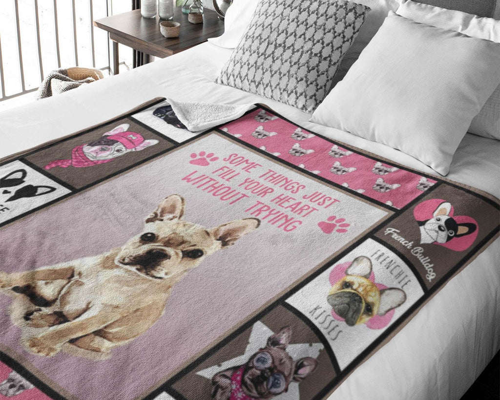 French Bulldog Mom Blanket, French Bulldog Lover Blanket, Frenchie Mom Blanket, Dog Mom Blanket, Dog Lover Blanket, Bulldog Mom Gift