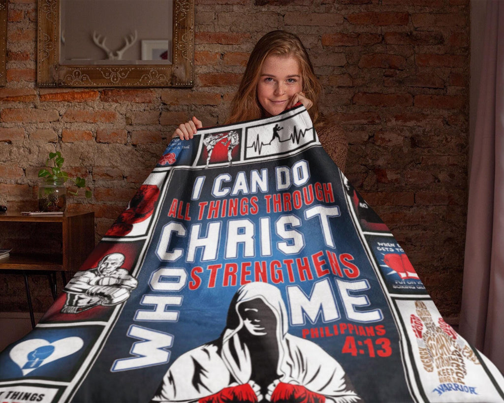 Boxing Blanket, Boxer Blanket, Boxing Lover Blanket, Boxing Player Gift, Boxing Mom Blanket, Boxing Coach Gift, Sport Blanket