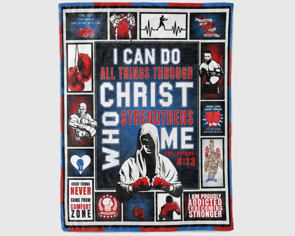 Boxing Blanket, Boxer Blanket, Boxing Lover Blanket, Boxing Player Gift, Boxing Mom Blanket, Boxing Coach Gift, Sport Blanket
