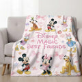 Personalized Disney Blanket, Mickey and Friends Blanket, Magic Kingdom Blanket, Disney Birthday Girl, Disneyland Blanket