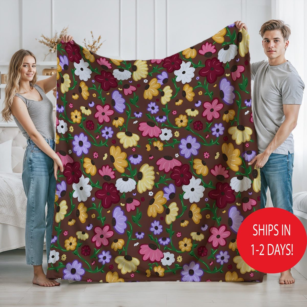 Custom Piano Flowers Blanket, Surprise Song Throw It Was Rare Acoustic Teenage Girl Christmas Gift For Ganddaughter Eras, Fan Merch Floral