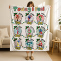 Today I Feel Blanket, Inside Out Christmas Blanket, Pixar Inside Out Feelings Throw Blanket, Blanket Gift Kids, Fear, Anger, Joy Blanket