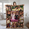 Personalized Up Movie Fleece Blanket | Carl & Ellie Fleece Blanket | Up Movie Blanket | Couple Blanket | Gift For Couple