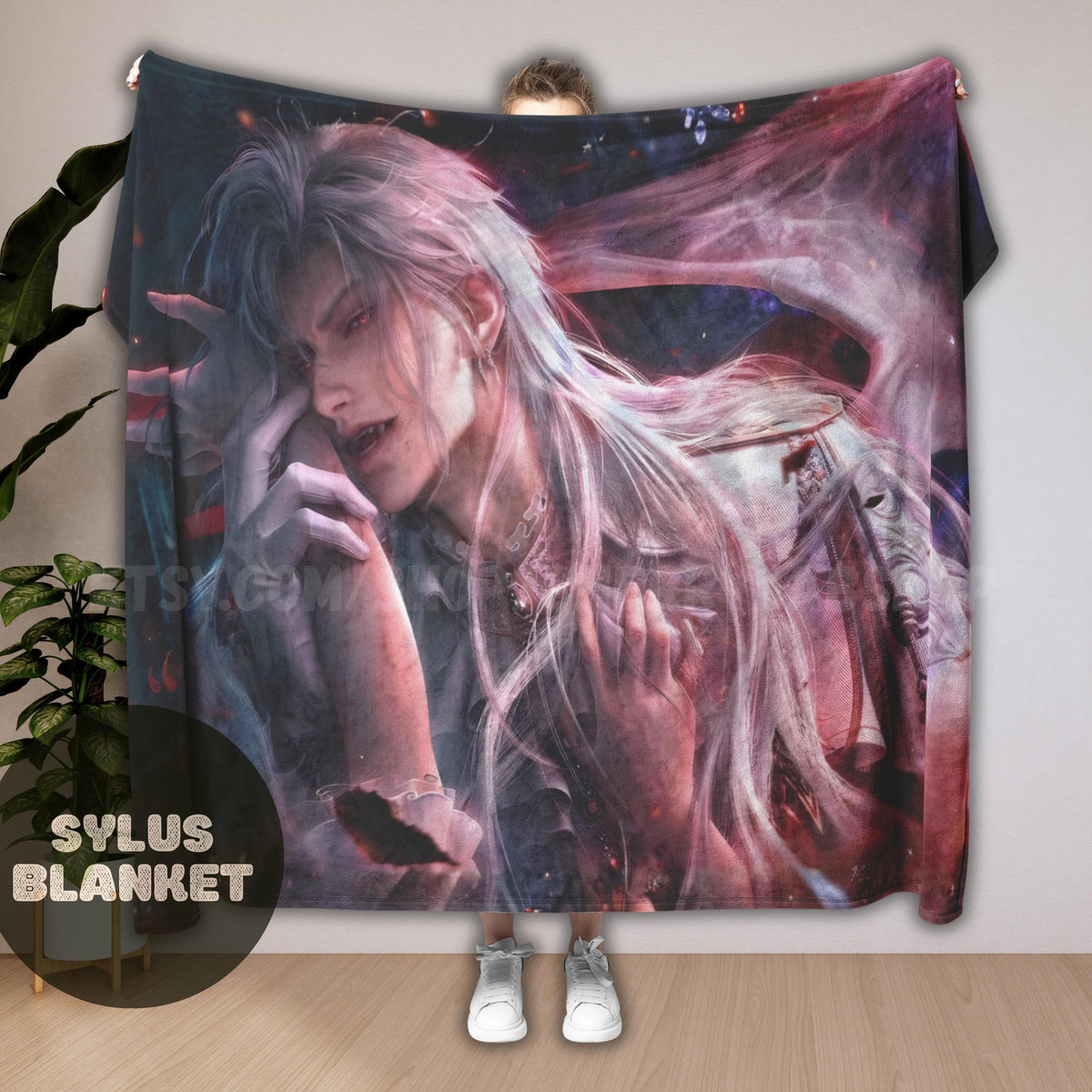 Sylus Blanket Love and Deepspace, otome blanket, sylus, xavier, zayne, rafayel, anime blanket, valko, caleb lads, sylus blanket,lads blanket