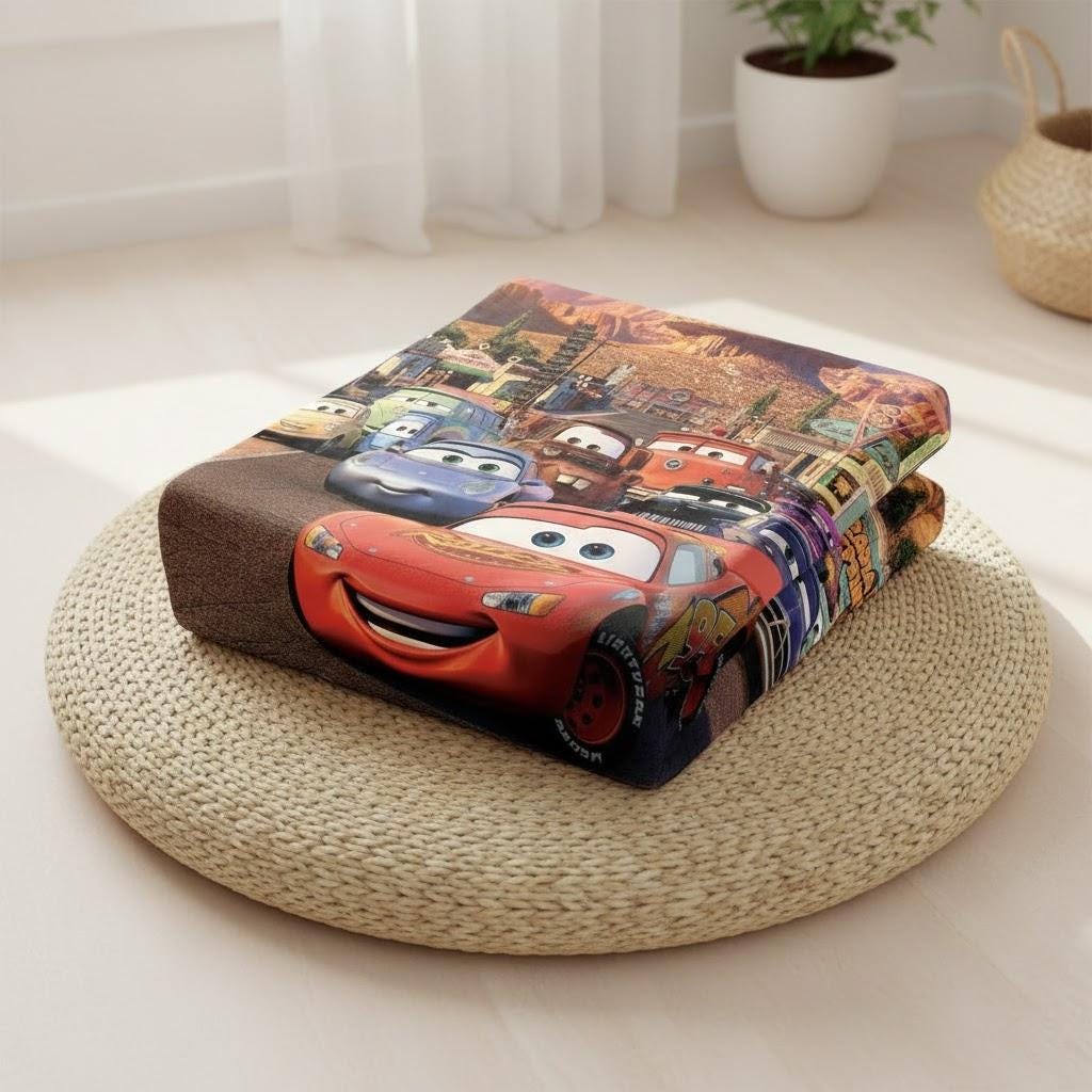 Personalized Cars 2 Blanket, World Grand Prix Lightning McQueen Throw, Custom Pixar Racing Blanket for Kids, Mater Adventure Gift