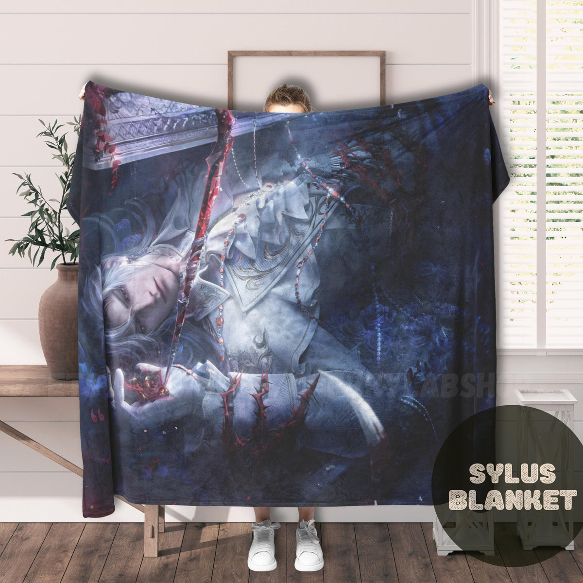 Sylus Love and Deepspace Blanket, otome blanket, sylus, xavier, zayne, rafayel,anime blanket,gaming blanket, caleb lads, sylus blanket, lads