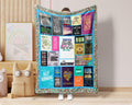 Running Blanket, Runner Blanket, Marathon Blanket, Athlete Blanket, Running Fleece Sherpa Blanket, Running Mom Blanket, Sport Blanket