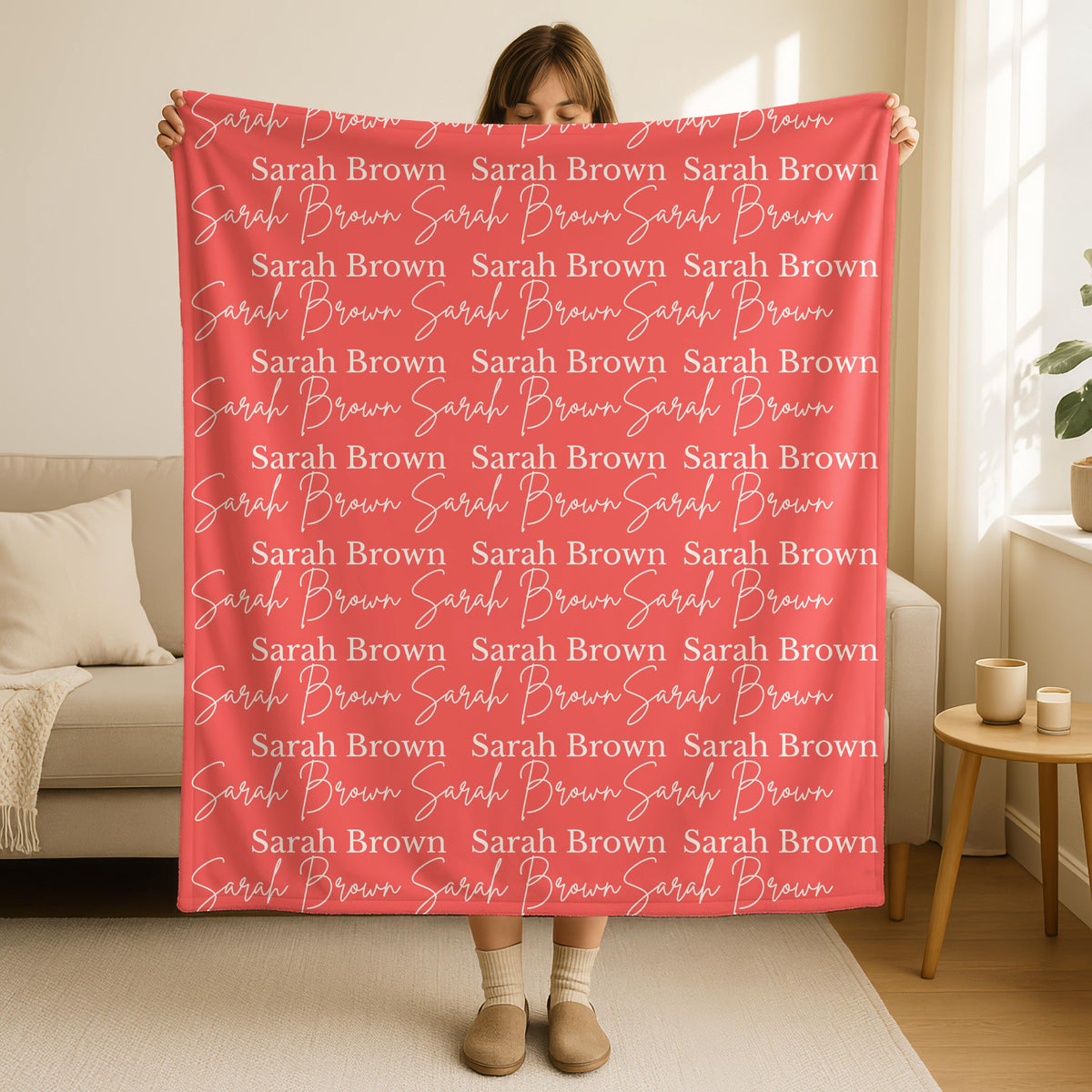 Personalized Name Blanket, Custom Baby Girl Gift Blanket,Custom Name Blanket For Baby Toddler Children Kids Teens Adults,Kids Nursery Gift