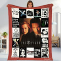 The X-Files Christmas Blanket, I Want To Believe Mulder Scully Sci Fi Tv Series Blanket, Christmas Gift 2025, Retro Funny Fleece Blanket